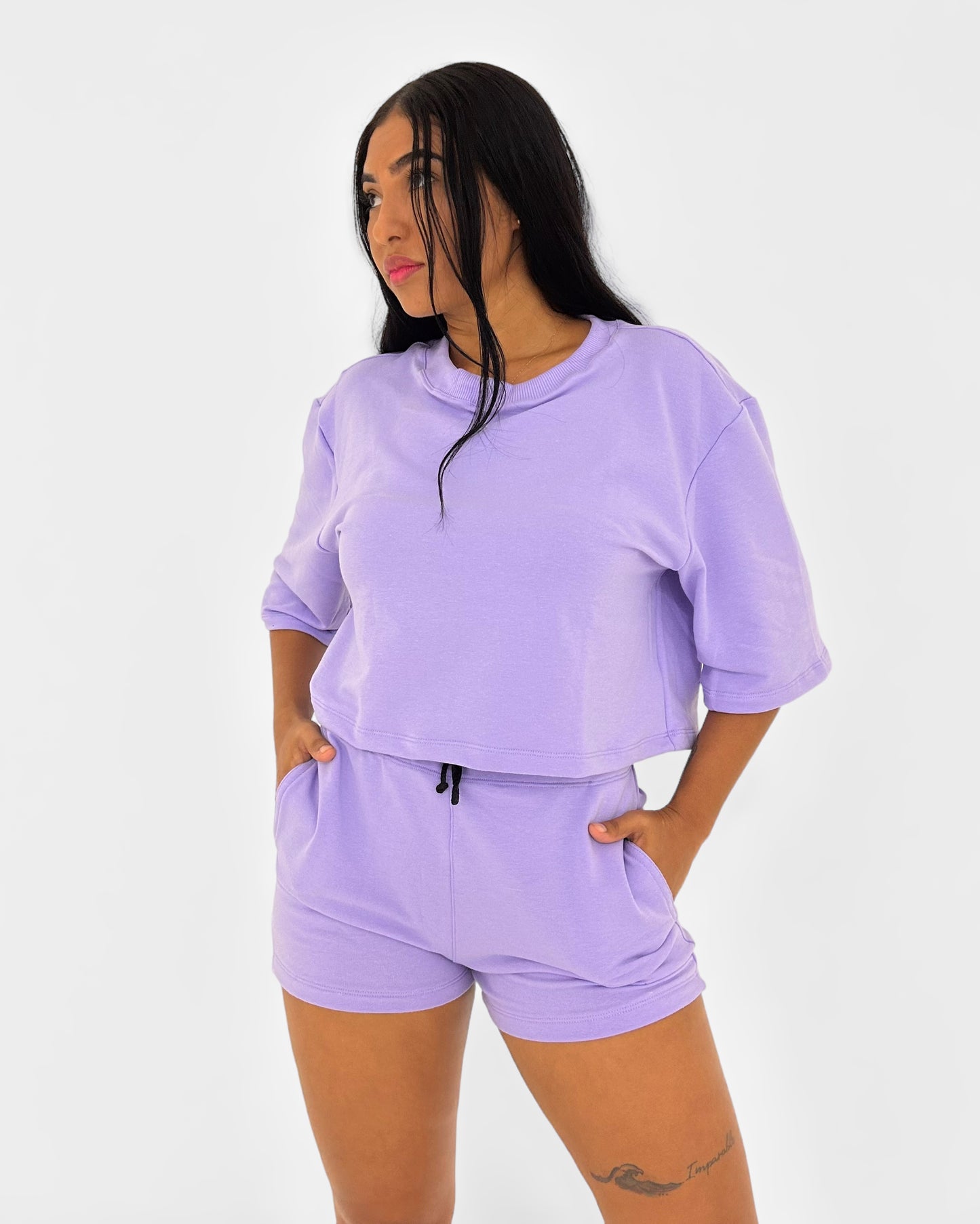 Set Oversize Lila Dama